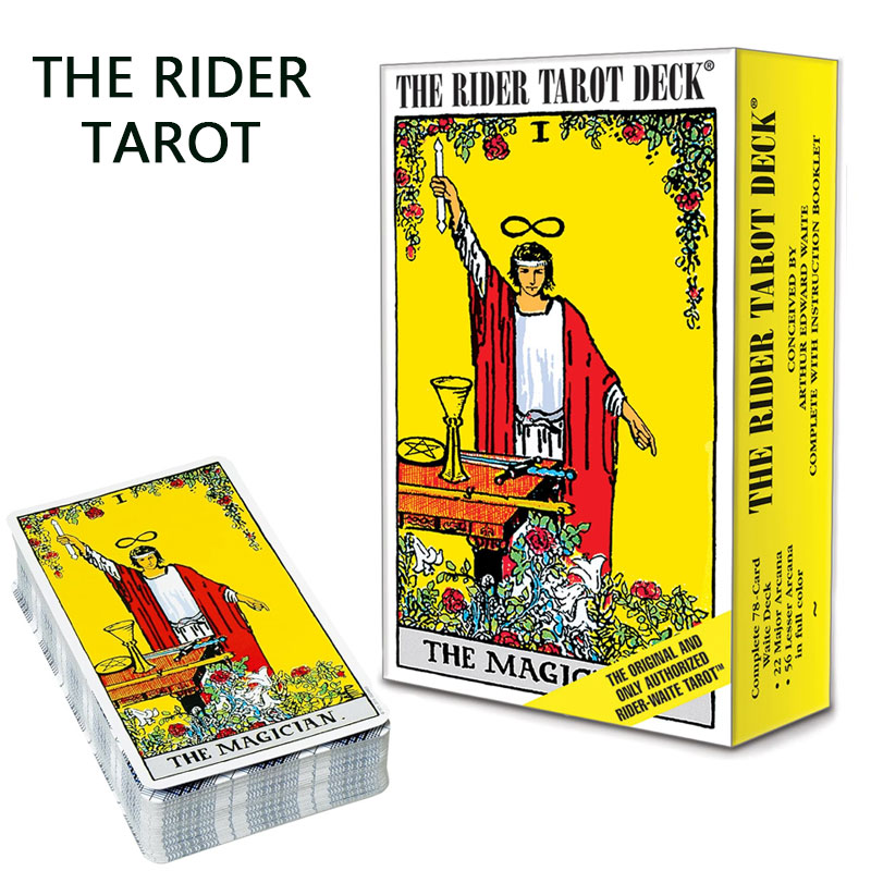 Tarot Deck With Guidebook - The Rider Tarot Deck ภาษาอังกฤษ/สเปนแท้ Rider-Waite