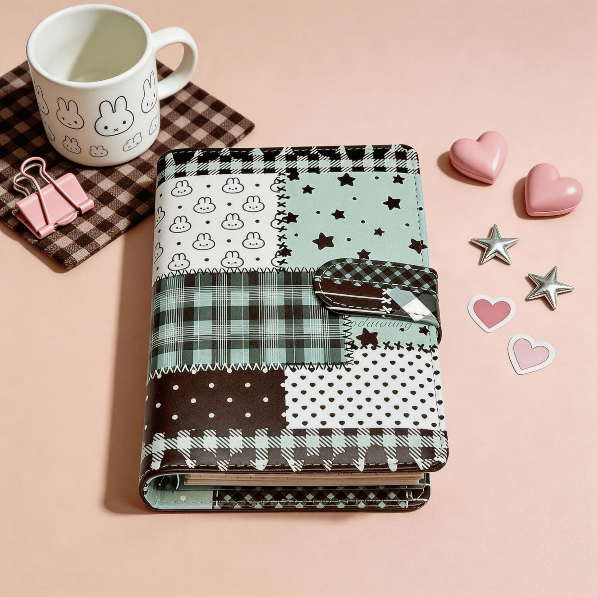 สมุดโน้ตแบบสันเย็บสีเขียว A6 ส - Blank Sheet Music Notebook บทวิจารณ์และราคา